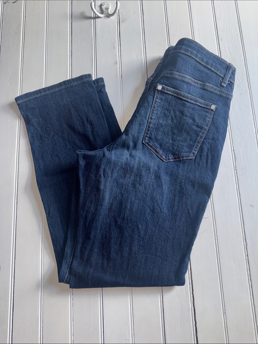 Simply Vera by Vera Wang Straight Leg Jeans Dark Wash Size 10